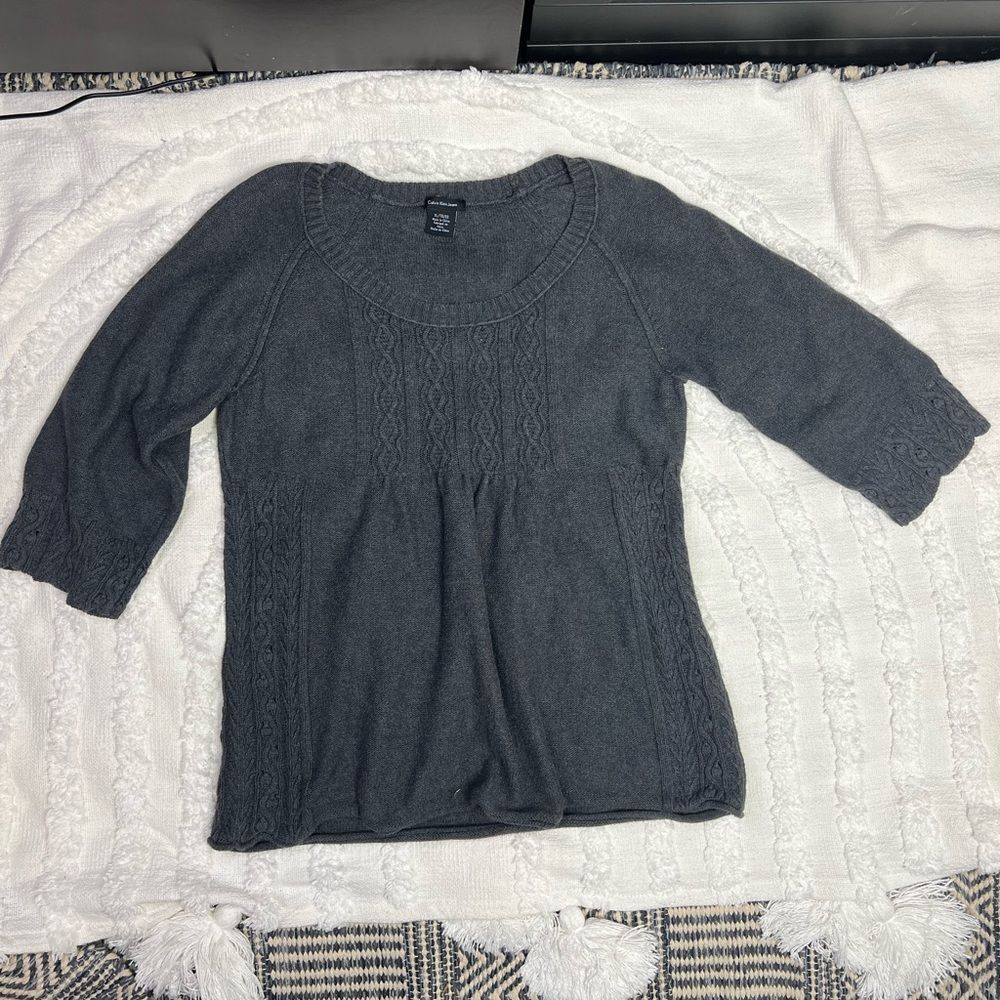 Calvin Klein girls XL knit sweater
